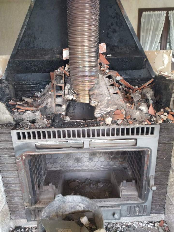 Pose d’inserts à distribution d’air chaud Sainte-Feyre